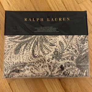 NWT Ralph Lauren Dover Street Gwendolyn Gray Floral Duvet Full/queen